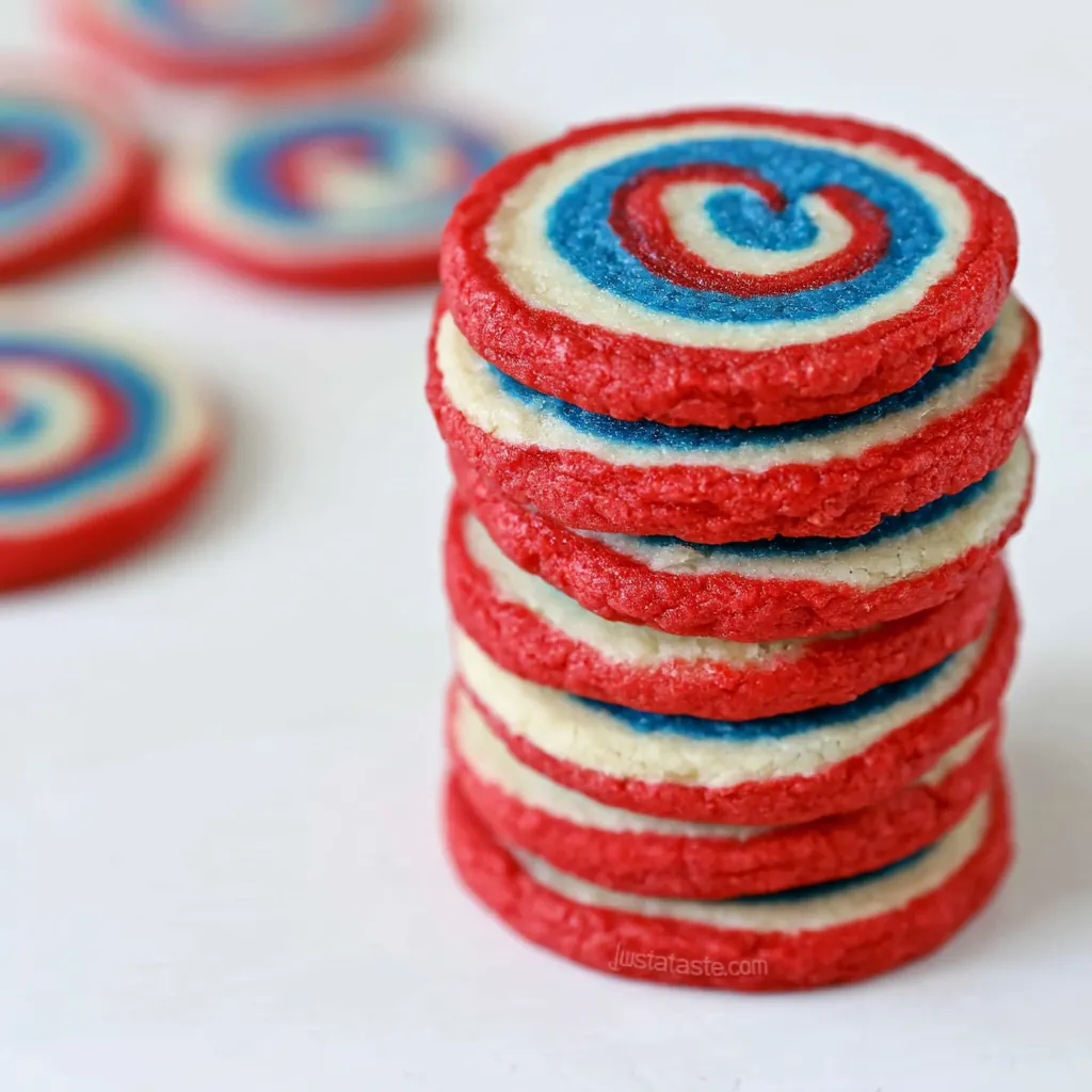 Pinwheel Icebox Cookies for a Colorful 4th of July Dessert 4 Pinwheel Icebox Cookies