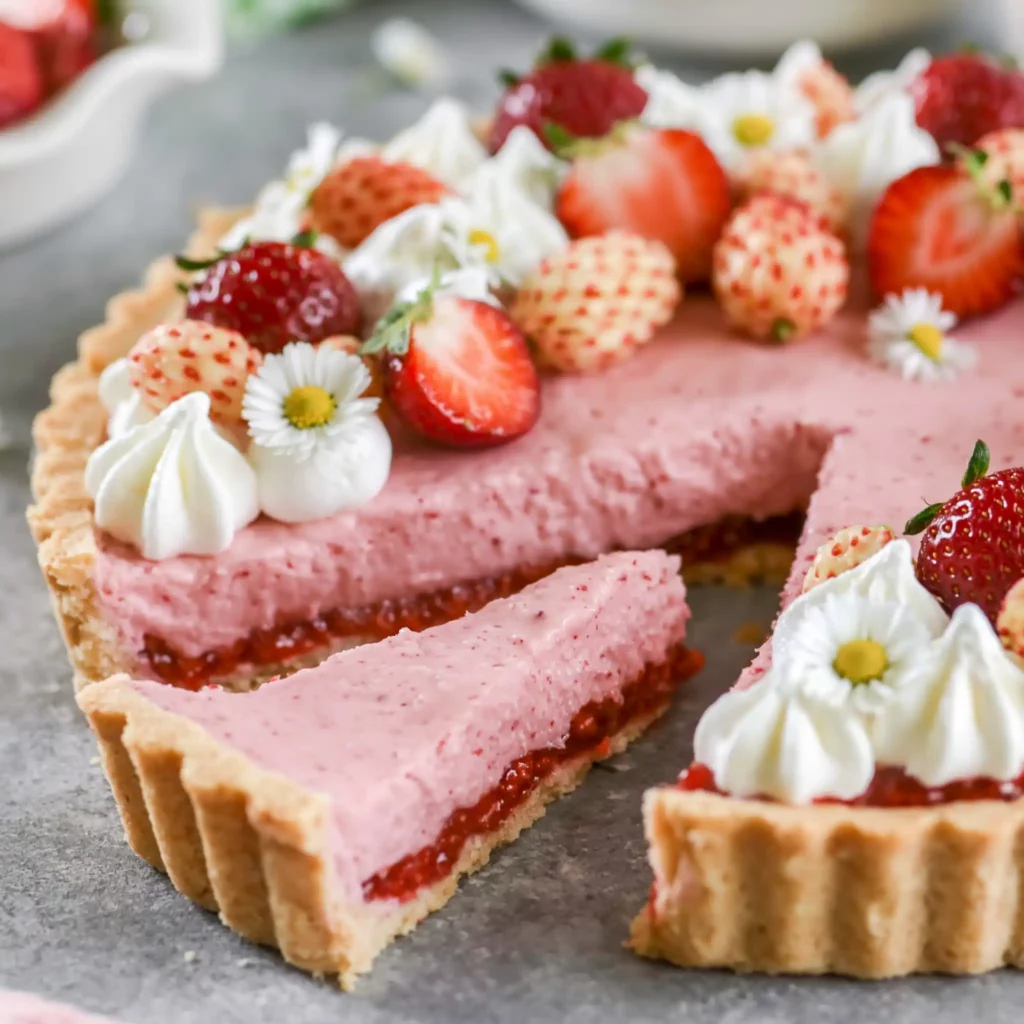 Whipped Strawberry Tart That Feels Fresh and Creamy 4 Whipped Strawberry Tart