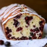 Blackberry quick bread