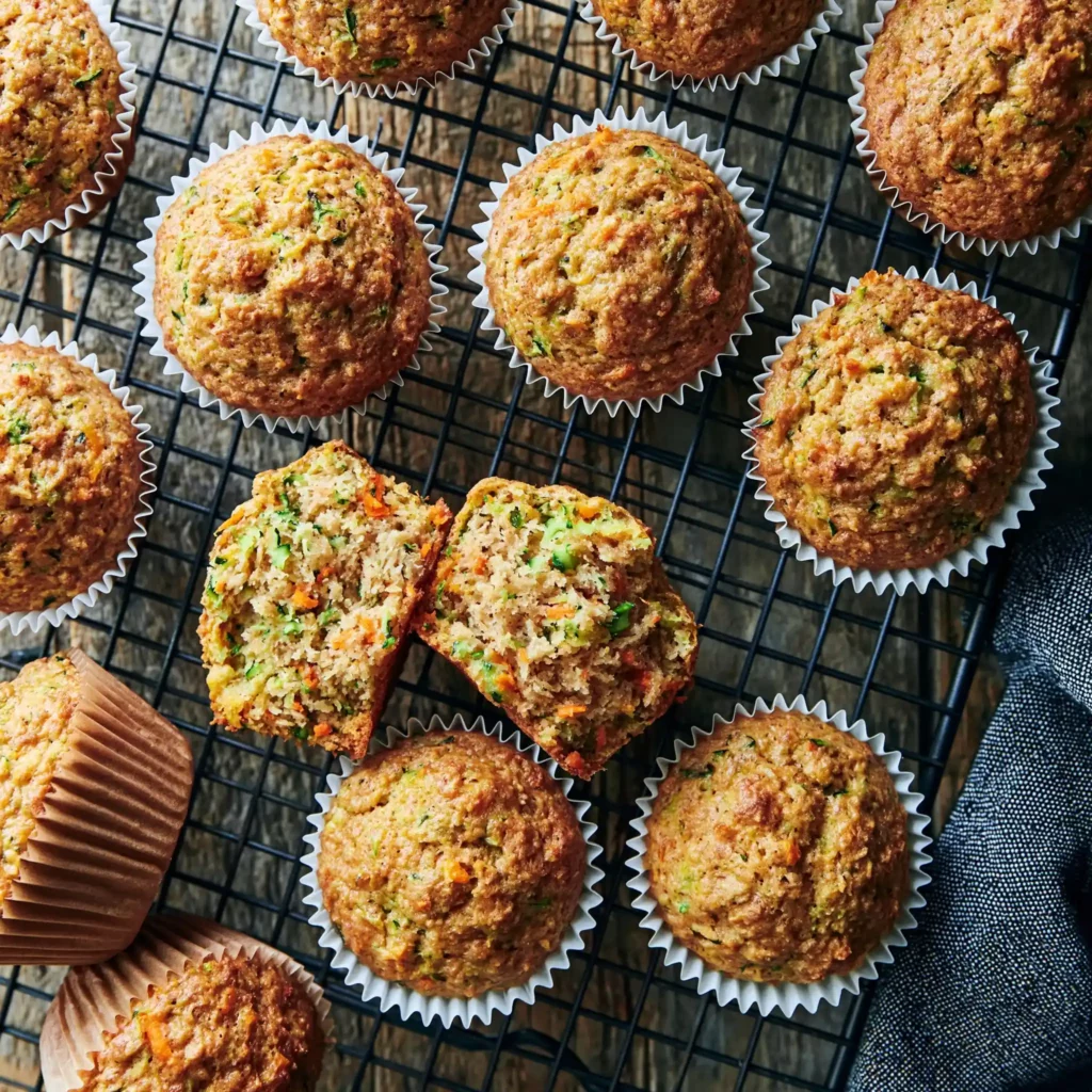 Carrot Zucchini Muffins