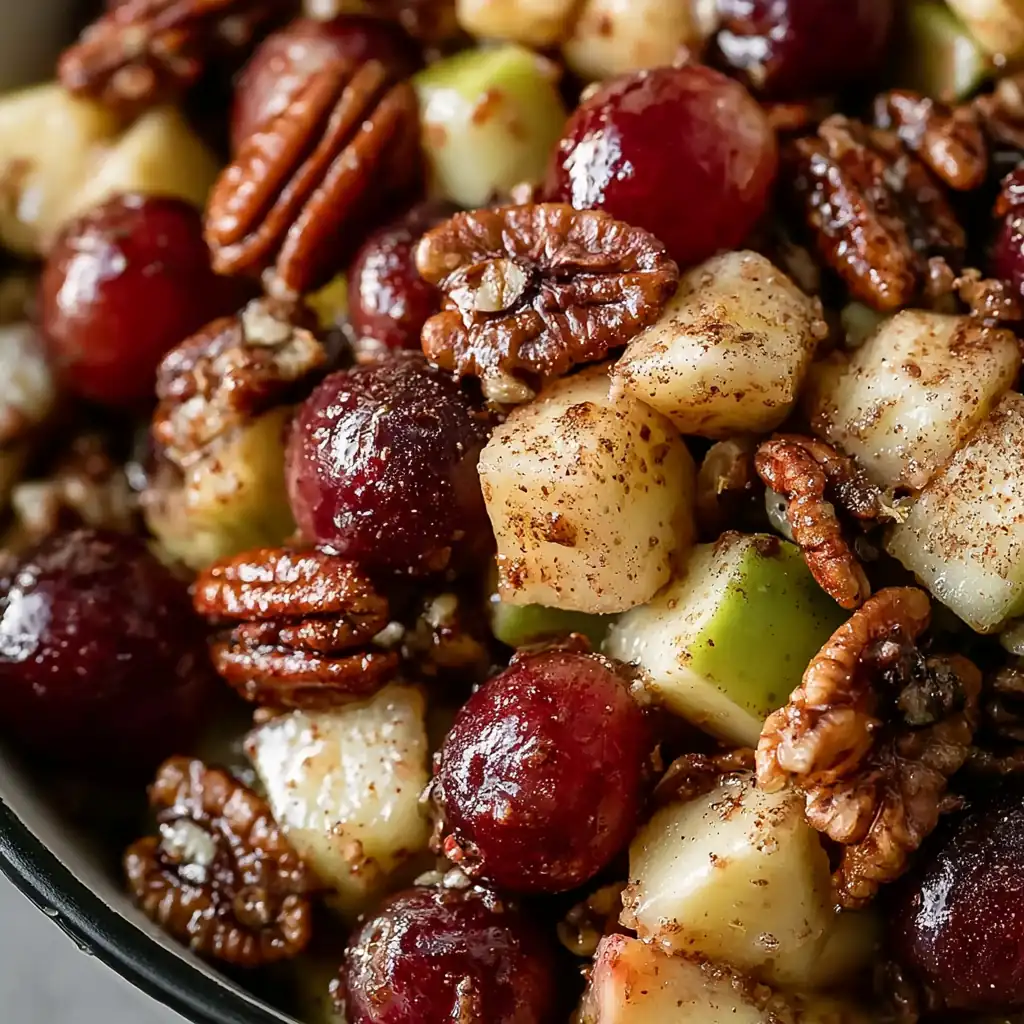 Cinnamon Apple Grape Salad: A Fresh and Colorful Fruit Salad Recipe 4 Cinnamon Apple Grape Salad