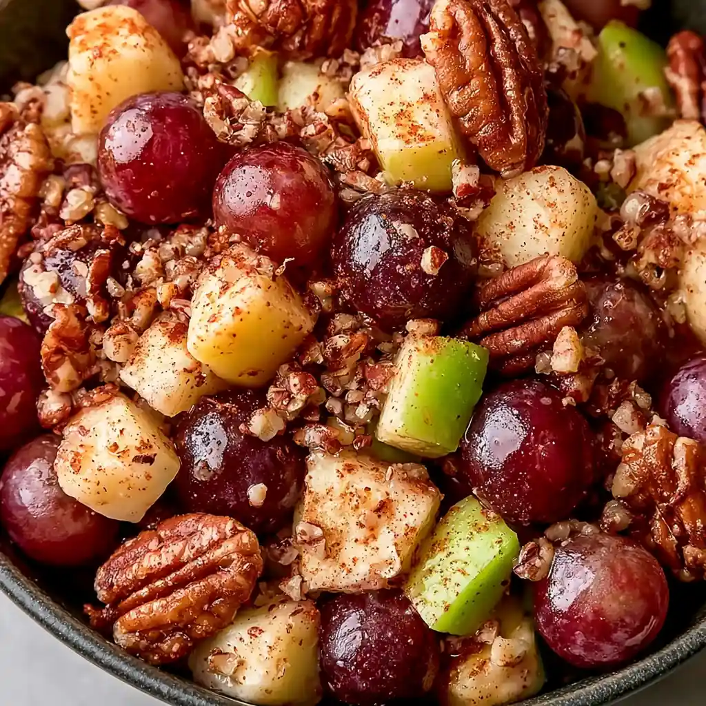 Cinnamon Apple Grape Salad