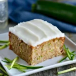 Cream Cheese Frosted Zucchini Cake