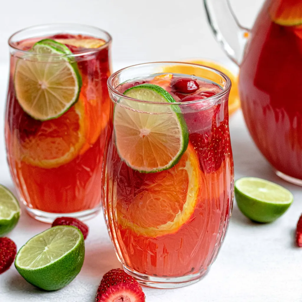 Fruit Punch Mocktail: Easy, Refreshing Citrus Party Drink 4 Fruit Punch Mocktail