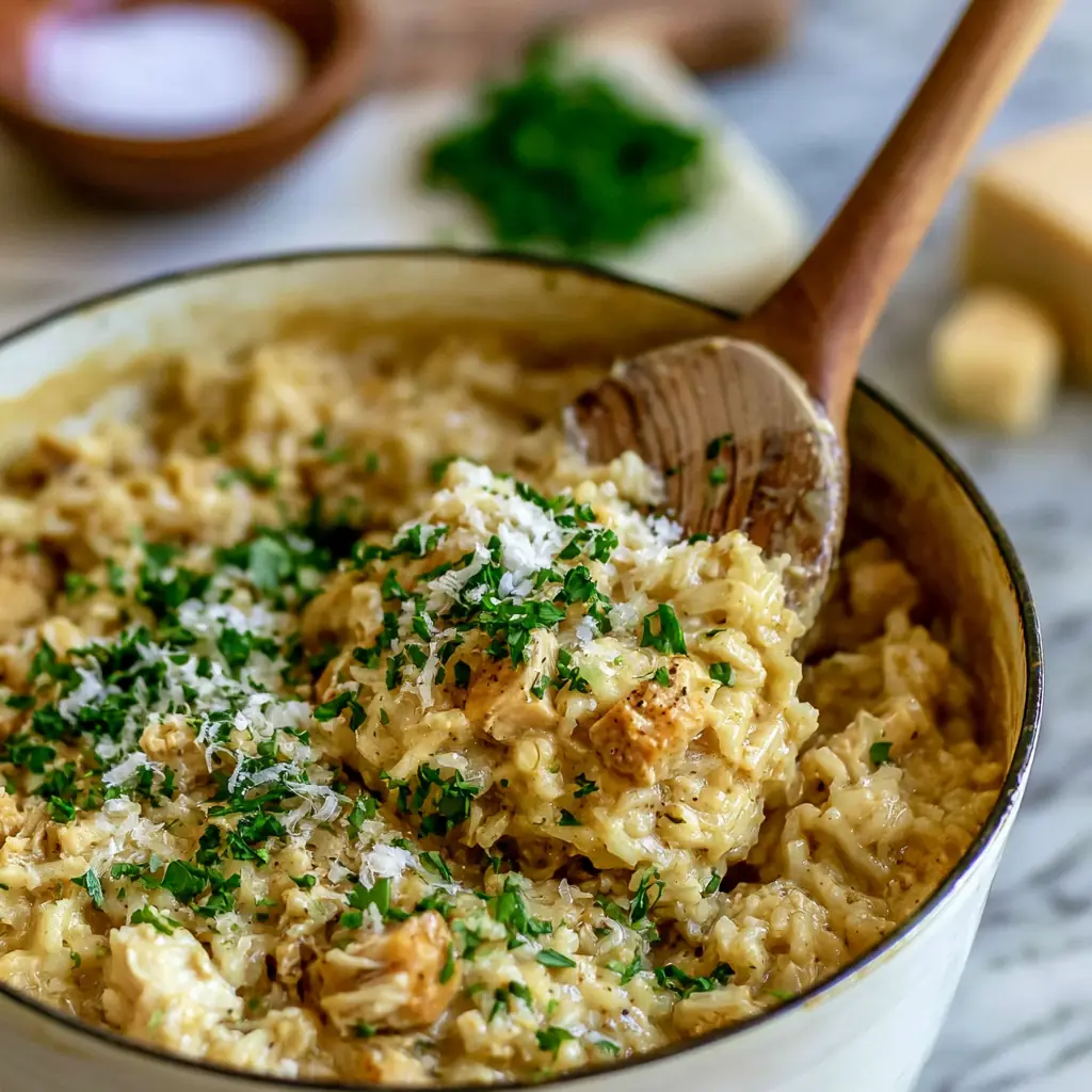 Garlic Parmesan Chicken And Rice