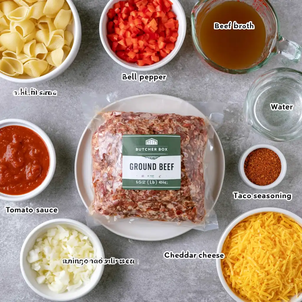 High Protein Taco Pasta