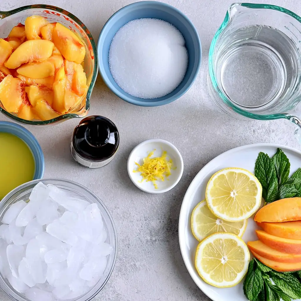 Peach Lemonade Recipe for a Refreshing Summer Drink 4 Peach Lemonade