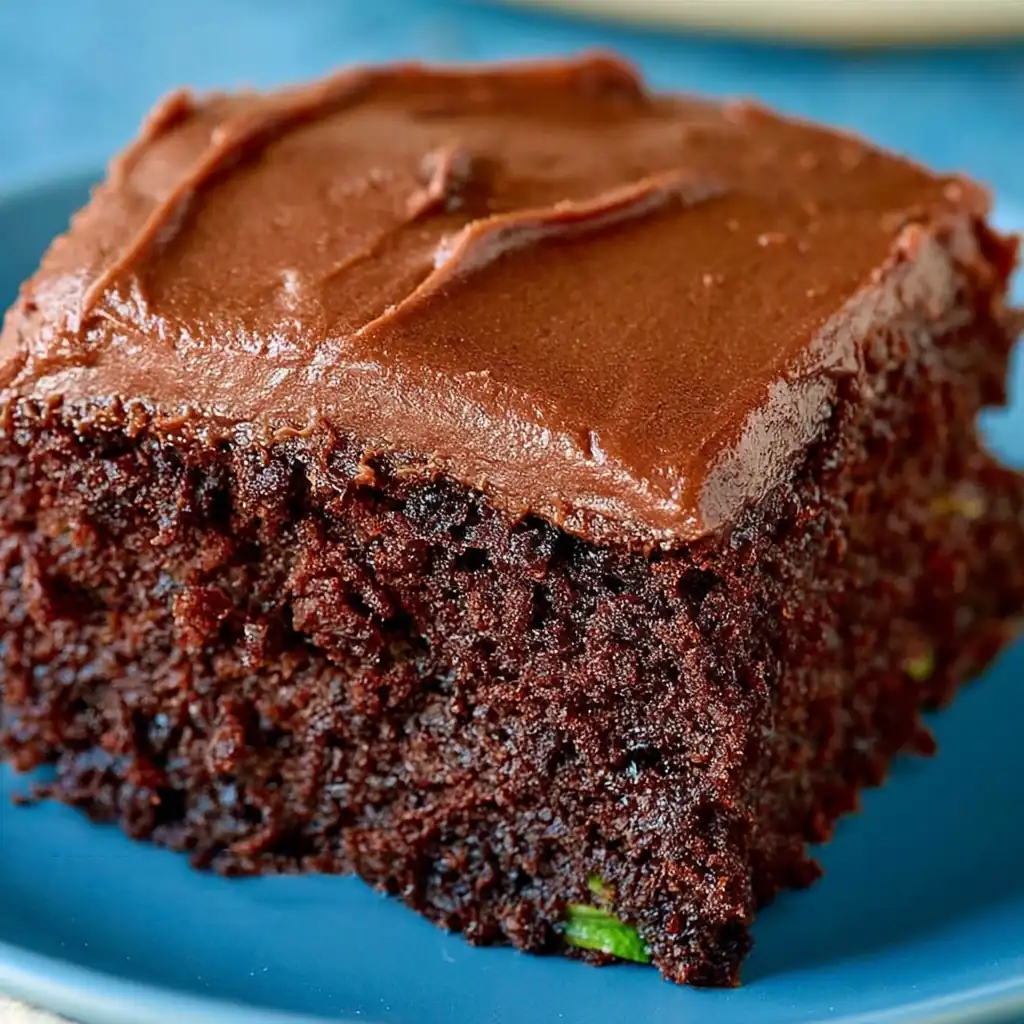 Simple chocolate zucchini cake