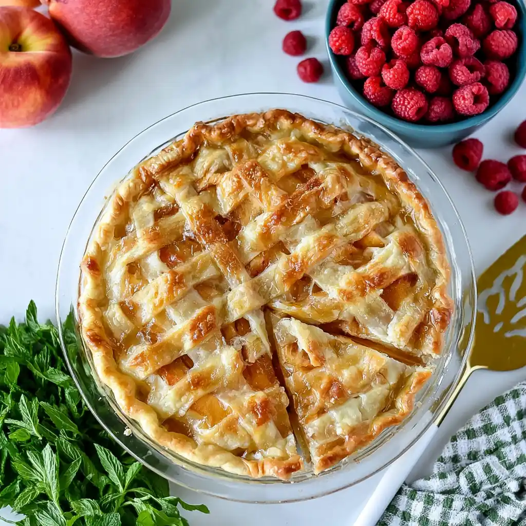 Southern Peach Pie Recipe with Fresh Peaches 4 Southern peach pie