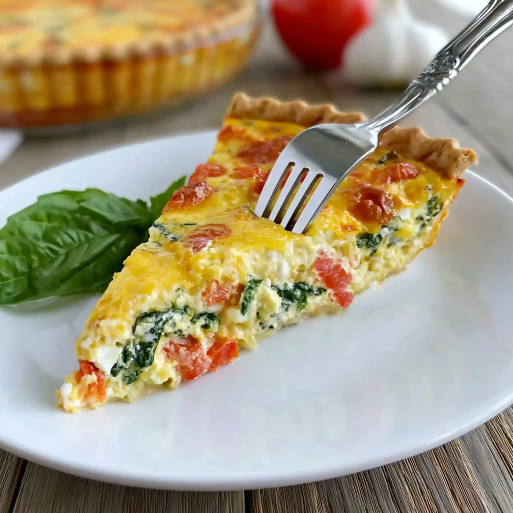 Tomato Basil Caprese Quiche: Easy Summer Brunch Favorite 4 Tomato Basil Caprese Quiche
