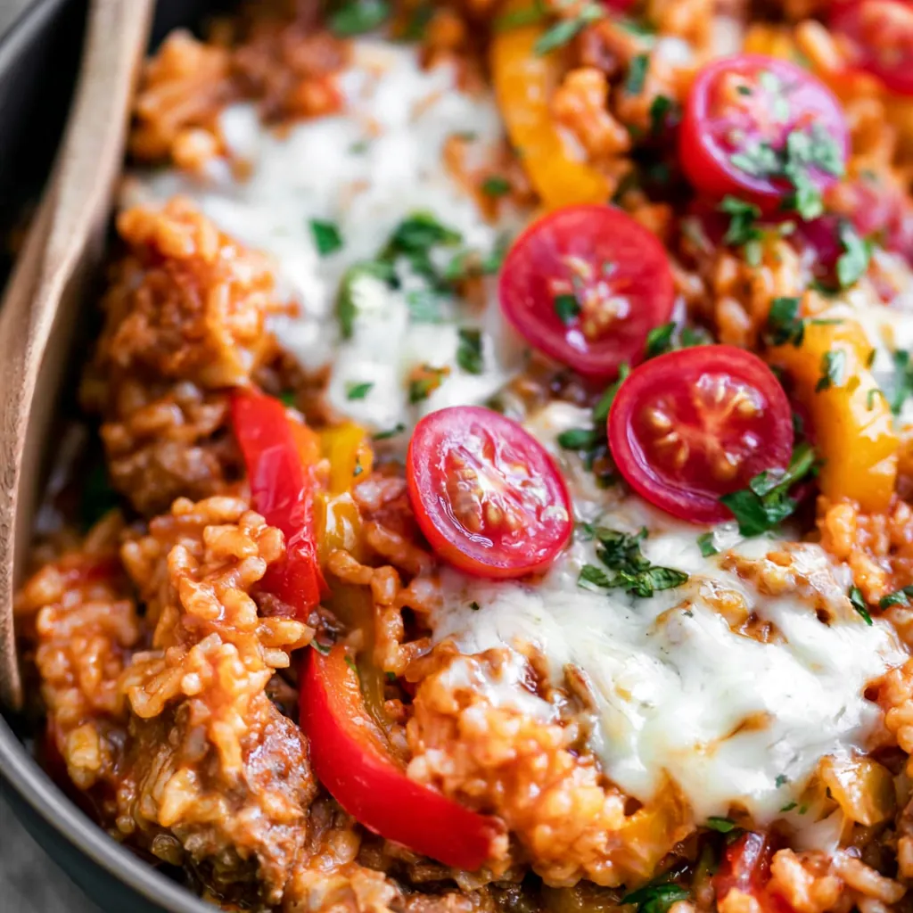 Unstuffed Pepper Skillet