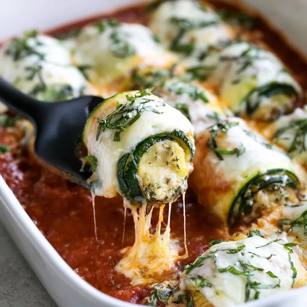 Zucchini Rollatini: Easy Keto Dinner Packed with Flavor 4 Zucchini Rollatini