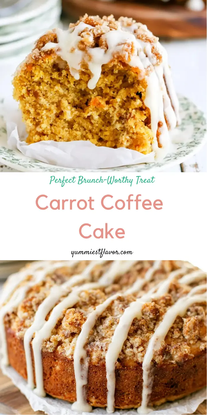 Carrot Coffee Cake with Cream Cheese Glaze 6 Carrot Coffee Cake