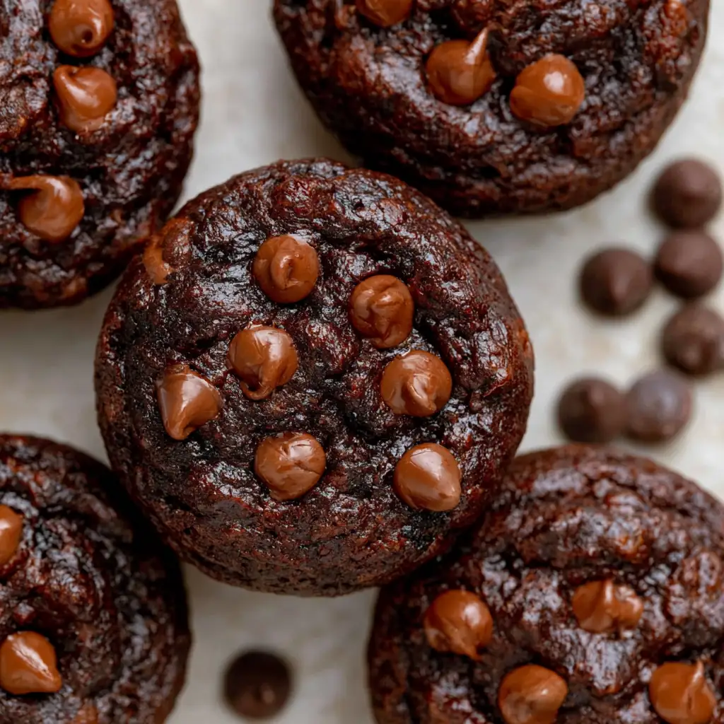 Chocolate Spinach Muffins