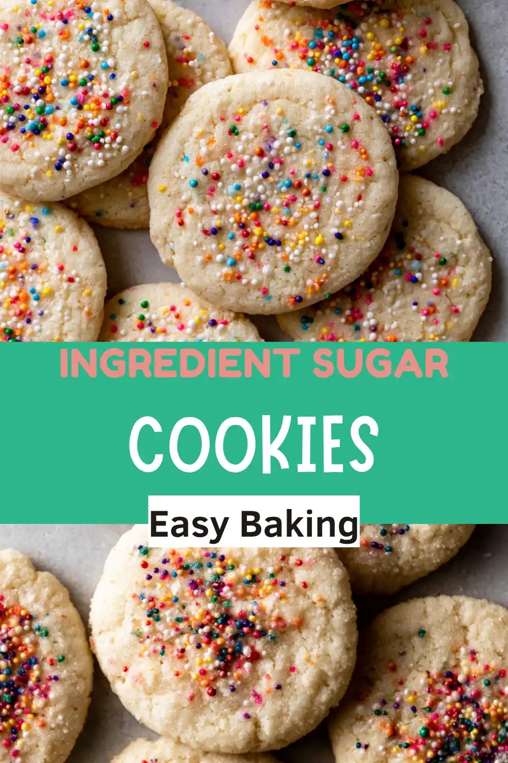 Easy Sugar Cookie Recipe for Simple 3-Ingredient Cookies 6 Easy Sugar Cookie Recipe