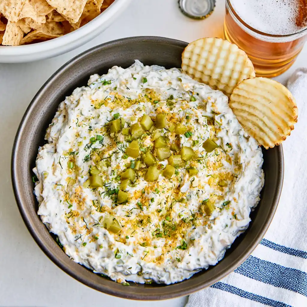 Fried Pickle Ranch Dip