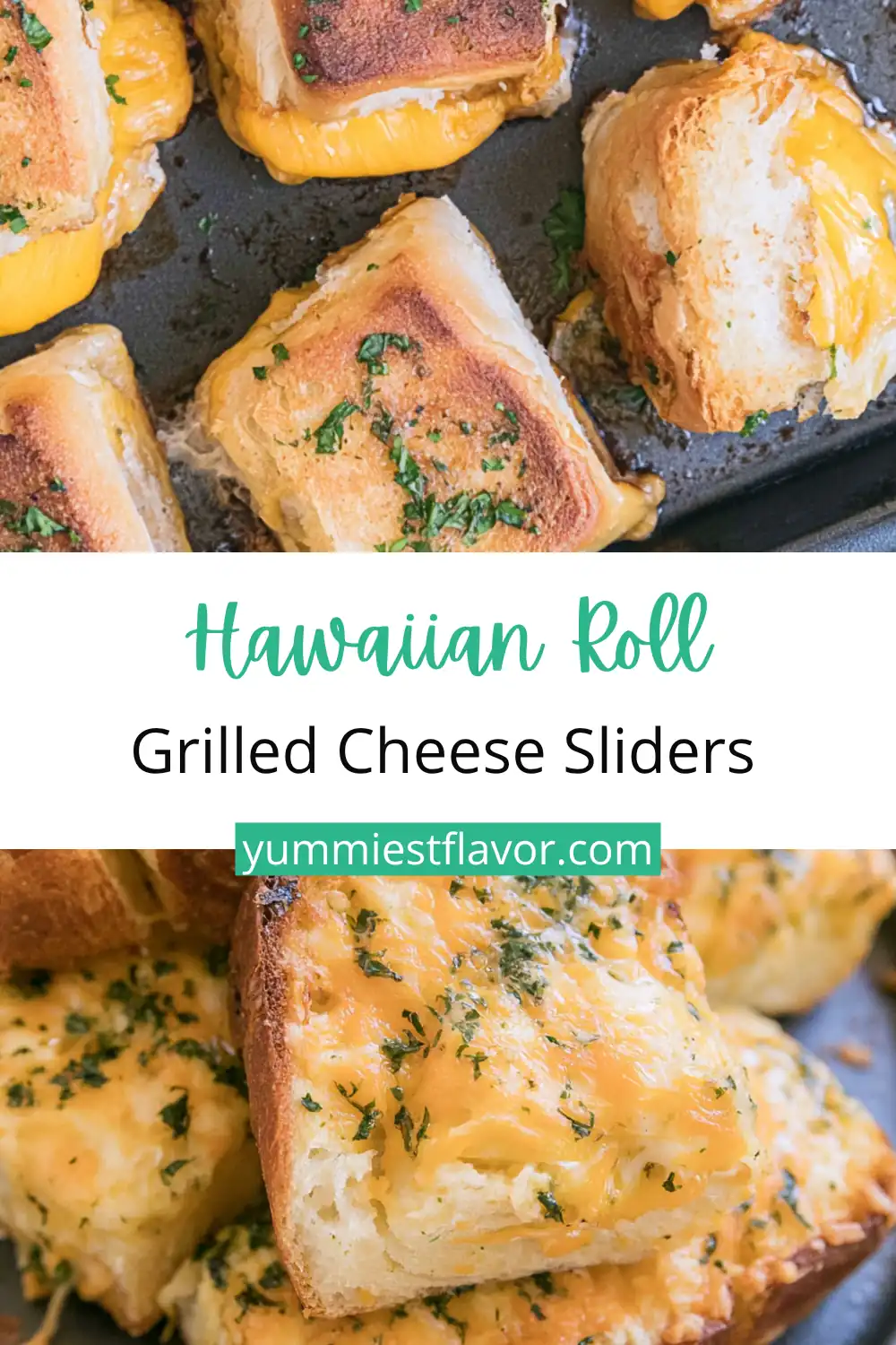Hawaiian Roll Grilled Cheese Sliders: Easy, Buttery, and Cheesy 6 Hawaiian Roll Grilled Cheese Sliders