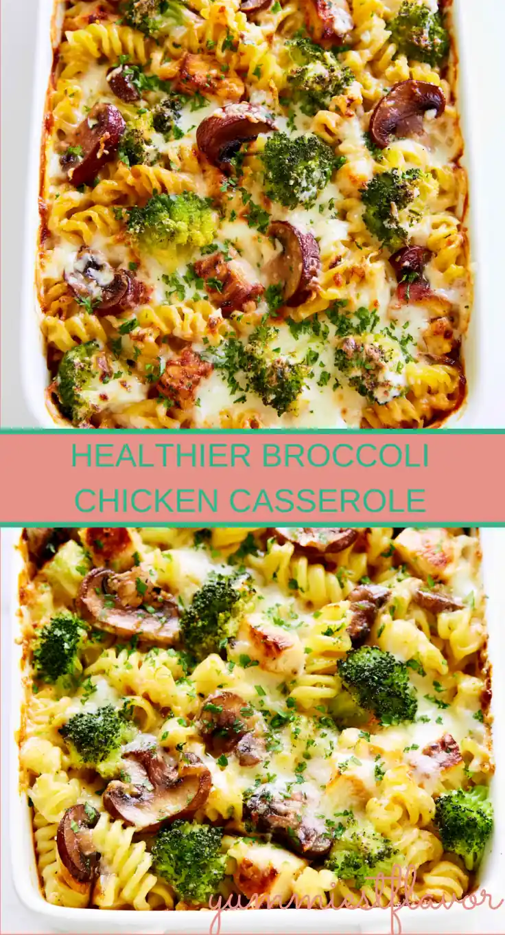 Healthier Broccoli Chicken Casserole