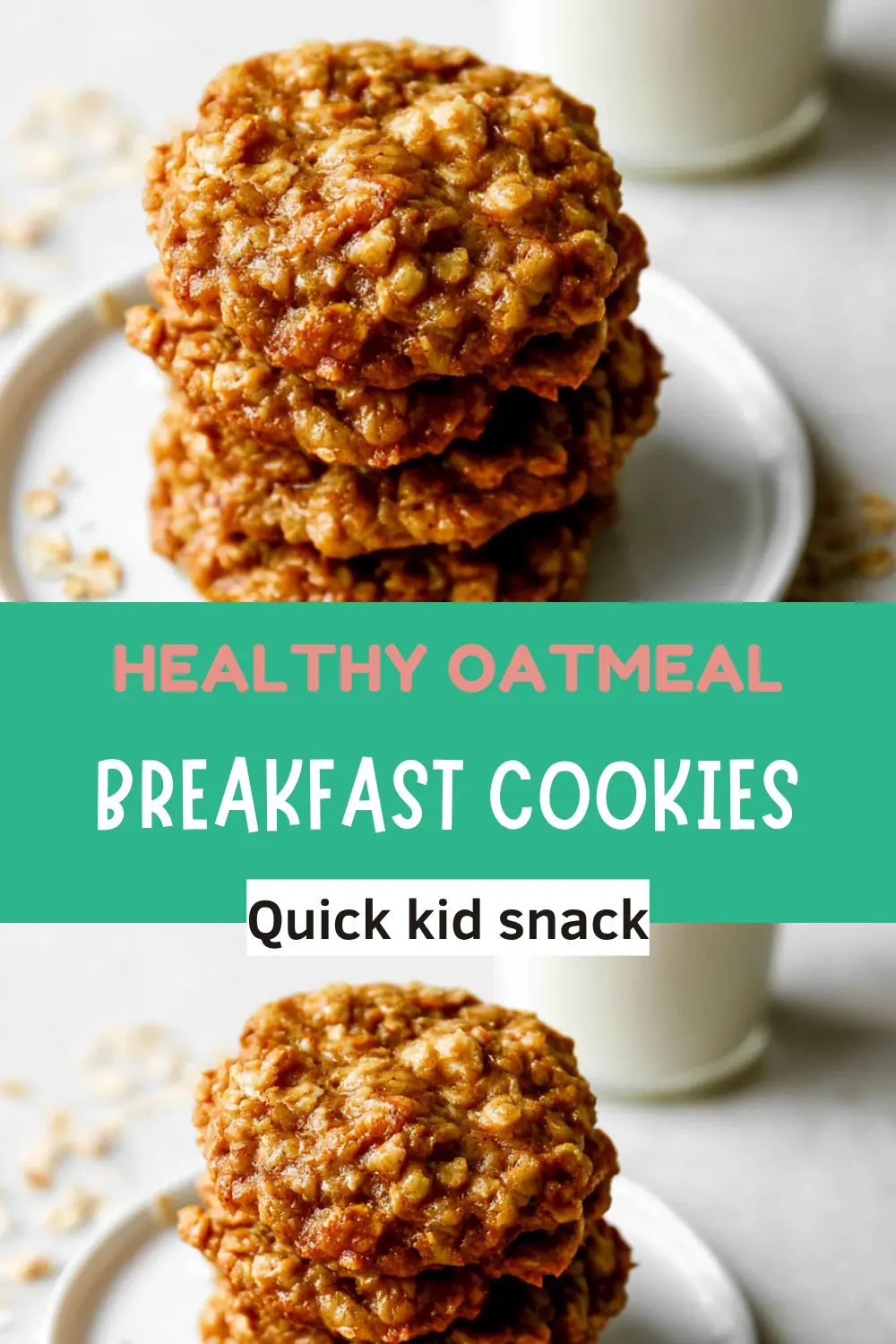 Healthy Oatmeal Breakfast Cookies