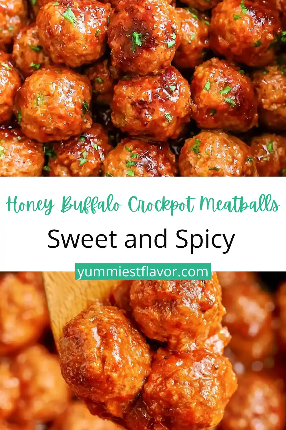 Honey Buffalo Crockpot Meatballs