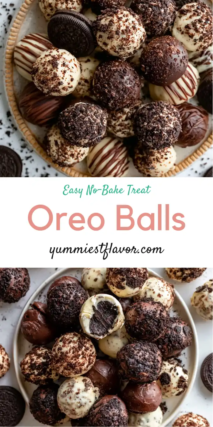 Oreo Balls Easy No-Bake Dessert Recipe 6 Oreo Balls