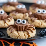 Peanut Butter Spider Cookies