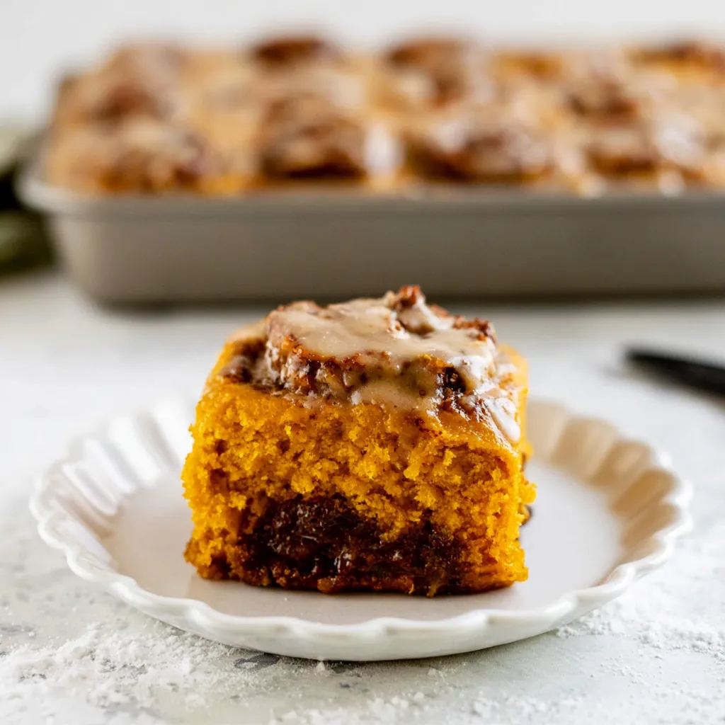 Pumpkin Cinnamon Rolls with Coffee Maple Cream Cheese Frosting 5 Pumpkin Cinnamon Rolls