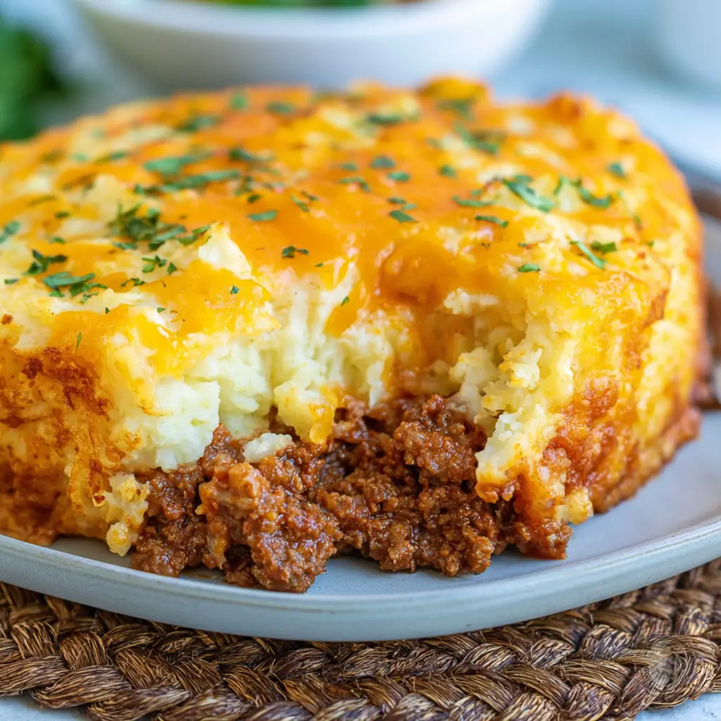 Sloppy Joe Biscuit Casserole