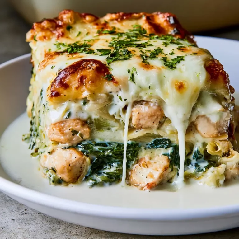 Spinach Artichoke Chicken Casserole