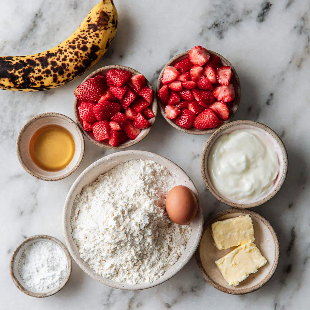 Strawberry Banana Muffins