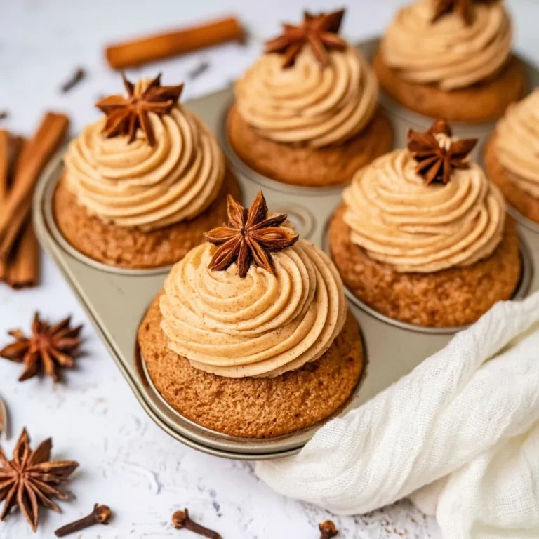 Brown Butter Dirty Chai Cupcakes