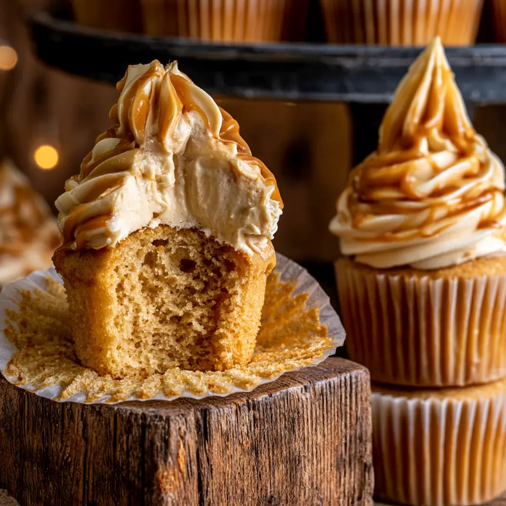 Butterbeer Cupcakes With Butterscotch Buttercream 5 Butterbeer Cupcakes