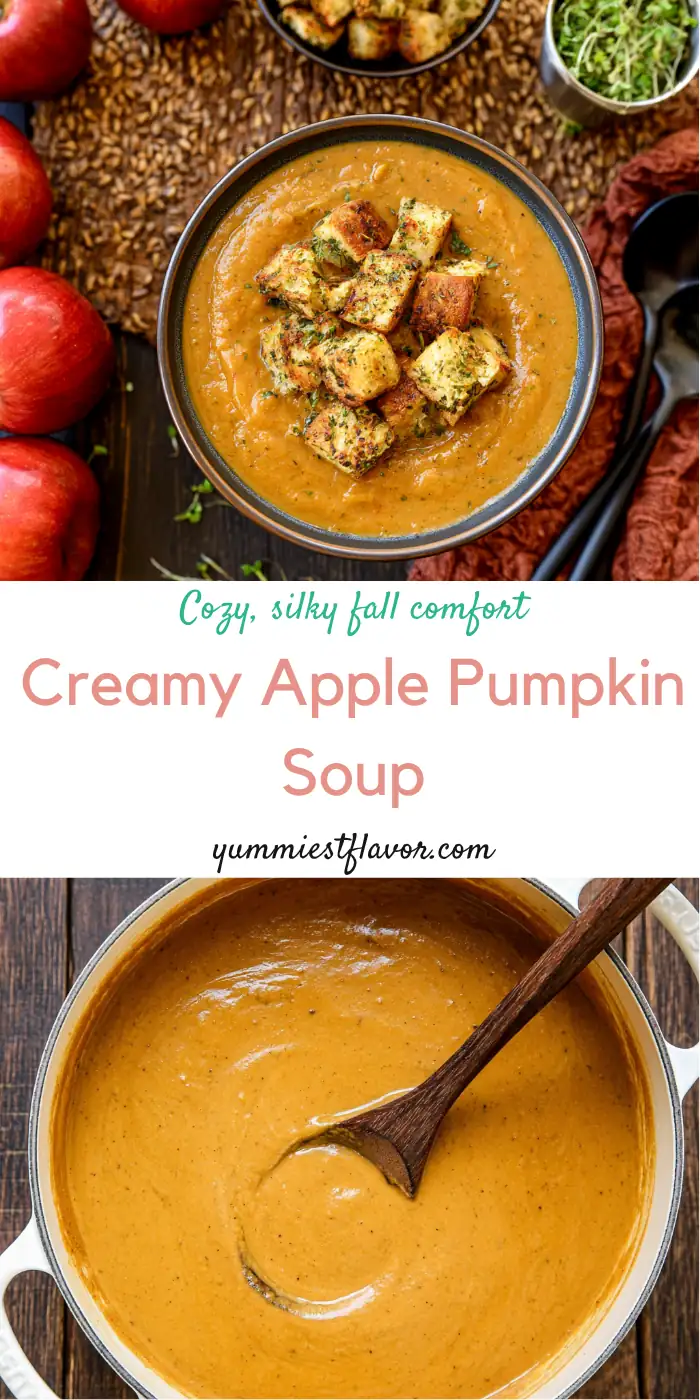 Creamy Roasted Apple Pumpkin Soup
