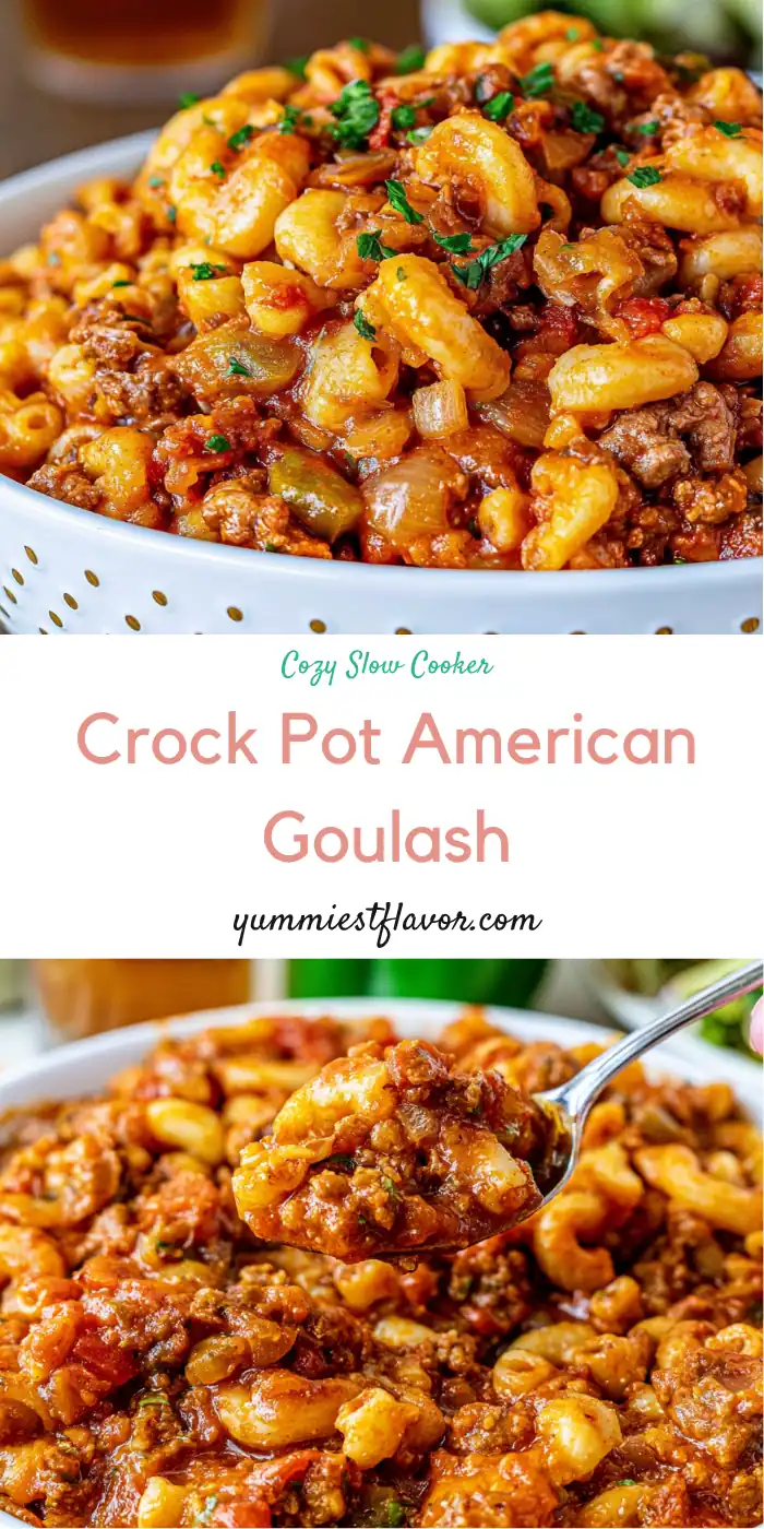 Crock Pot American Goulash2 Crock Pot American Goulash: An Easy Family Comfort Dinner