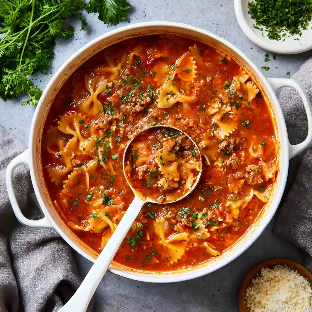 Lasagna Soup: Easy One-Pot Comfort Food Recipe Everyone Will Love 5 Lasagna Soup